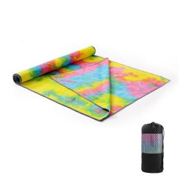 Tie-Dye Printing Yoga Blanket Widening Pad Towel Particle Yoga Drape