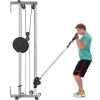 Lat Pulldown Machine Home Gym Fitness Silver