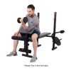 Standard Weight Bench Exercise and Weightlifting Bench;  Adjustable Incline Seat